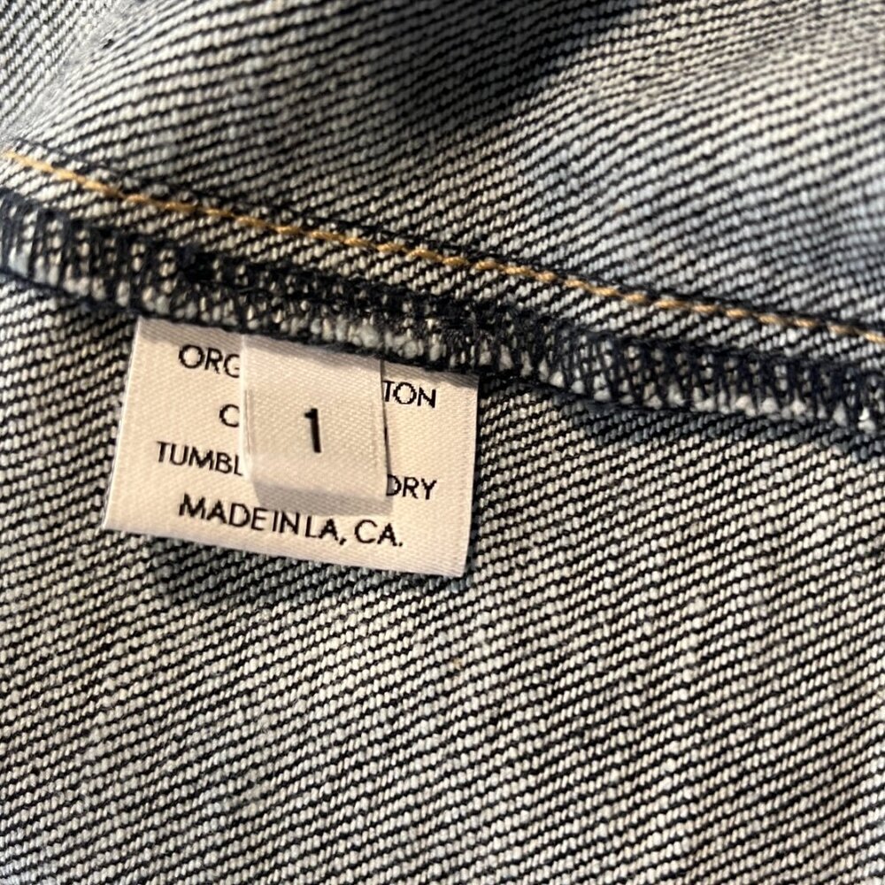 SOLD / FLORA ANIMALIA DENIM  APRON TOP - Picture 10 of 10